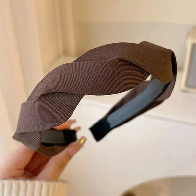 Mood Vintage elastne juuksepael Võreprintiga käsnpeapael Naiste tüdrukute laia küljega juuksepael Juukserõngas Naiste juuste aksessuaarid