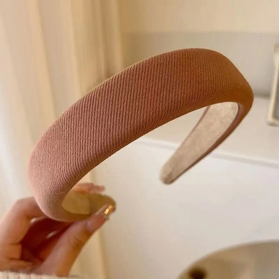 Mood Vintage elastne juuksepael Võreprintiga käsnpeapael Naiste tüdrukute laia küljega juuksepael Juukserõngas Naiste juuste aksessuaarid