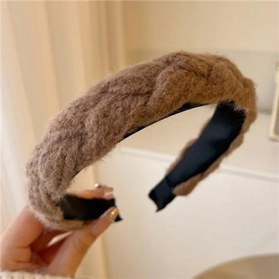 Mood Vintage elastne juuksepael Võreprintiga käsnpeapael Naiste tüdrukute laia küljega juuksepael Juukserõngas Naiste juuste aksessuaarid