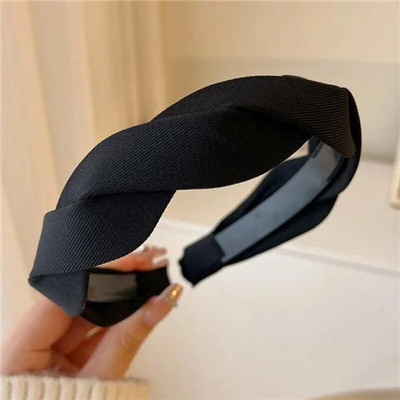 Mood Vintage elastne juuksepael Võreprintiga käsnpeapael Naiste tüdrukute laia küljega juuksepael Juukserõngas Naiste juuste aksessuaarid