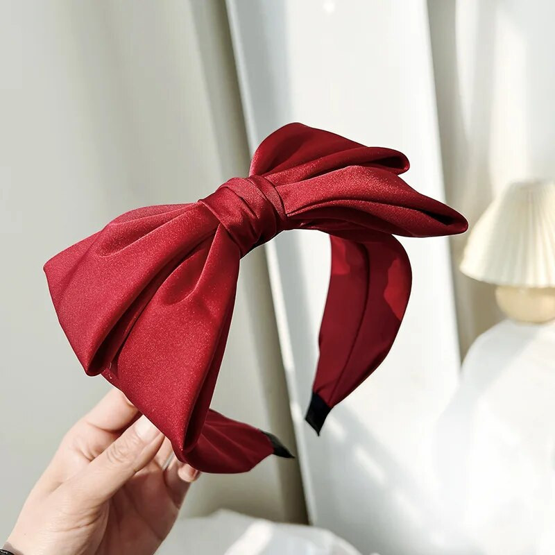 Sievietes, meitenes, pavasaris, krāsains zīda, satīna loks, matu lente, galvas saite pieaugušajiem matu aksesuāri, matu aksesuāri