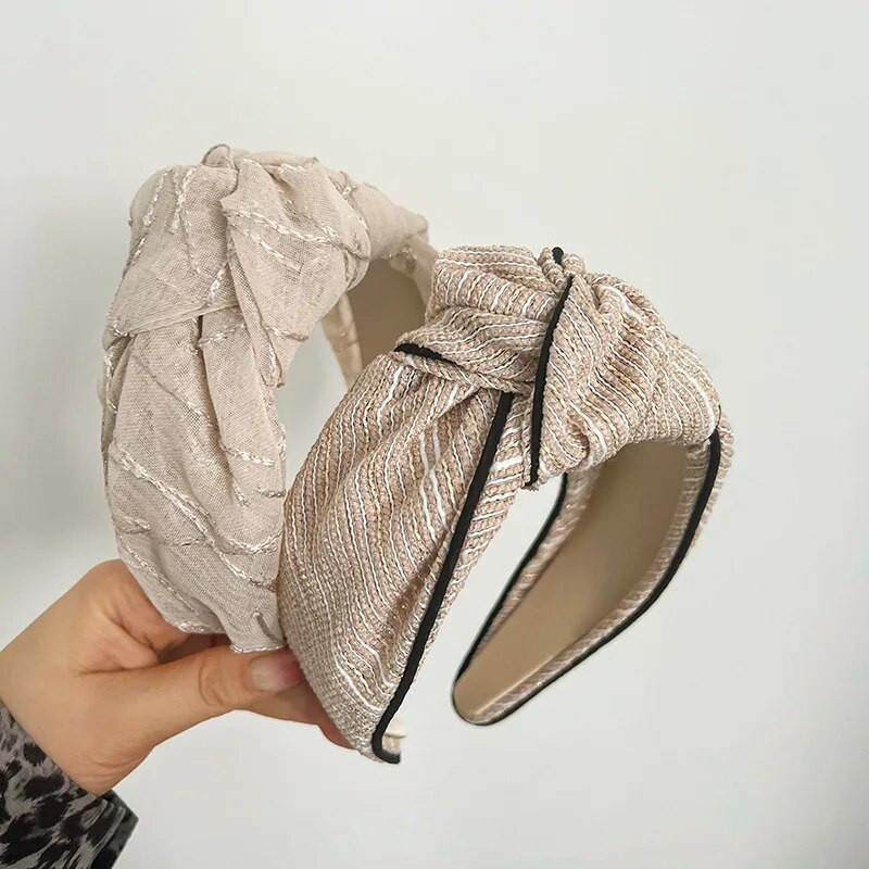 Sieviešu meiteņu organza Big Knot matu saite Scrunchies komplekts galvas saite pieaugušajiem matiem aksesuāri Hair Jewley