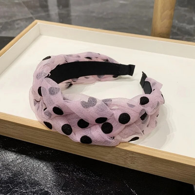 Νέες γυναικείες λωρίδες σταυρού κόμπων πλεξούδα Twist κεφαλόδεσμος για ενήλικες Άνοιξη φθινόπωρο γυαλιστερό χρώμα Αξεσουάρ για μαλλιά τουρμπάνι