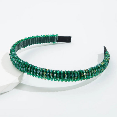 Γυναικείες κοριτσίστικες κρυστάλλινες χάντρες πλεκτές χειροποίητες κεφαλόδεσμοι αξεσουάρ μαλλιών για ενήλικες