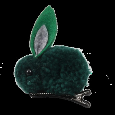 Korejiešu bērnu matu sprādzes Jauki trusis elastīgi mati gumijas lentes ziemas plīša zaķis matadatas Galvas lente meiteņu matu aksesuāri