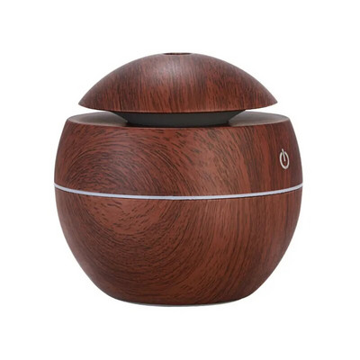 Avaleht Puidutera õhuniisutaja aroomihajuti USB ultraheli jaheda udu pihusti eeterlik õli lõhn