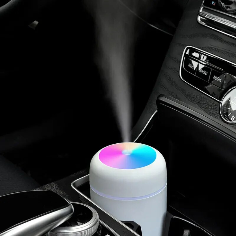 1 gab Creative Colorful Cup Gaisa mitrinātājs istabas biroja galddators mājas automašīnas gaisa mitrinātājs krāsains mitrinātājs