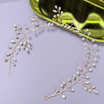 Pearl Crystal Vestuvių Plaukų Šukos Tiara Nuotakai Kalnų krištolas gėlių plaukų segtukai Vestuvių galvos papuošalai Papuošalai Plaukų papuošalai Priedai