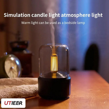 Candlelight Aromatherapy Machine Essential Oil Minimalist Lamp Bedroom Humidifier Fragrance Retro Atomization Aromatherapy