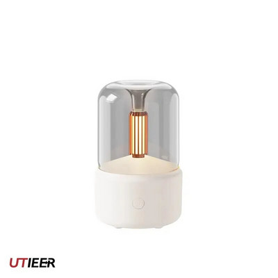 Sveču gaismas aromterapijas mašīna ēterisko eļļu minimālisma lampa guļamistabas mitrinātājs aromāts retro izsmidzināšanas aromterapija