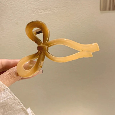 Šķēres formas matu spīles, sieviešu haizivju želejas caurspīdīgas matu sprādzes meitenēm