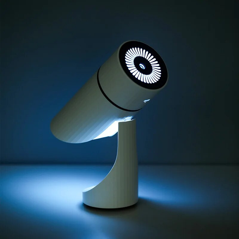 260ML ασύρματος υγραντήρας αέρα USB Διαχύτης αρωματοθεραπείας 1000mAh Επαναφορτιζόμενη μπαταρία Υπερήχων Cool Mist Maker Quiet Fogger