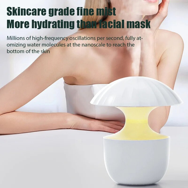 Jauns 300 ml gaisa mitrinātājs krāsains nakts gaismas gaisa attīrītājs pārnēsājama aromterapijas iekārta mājas biroja galddatoram gaisa vēsas miglas veidotājs