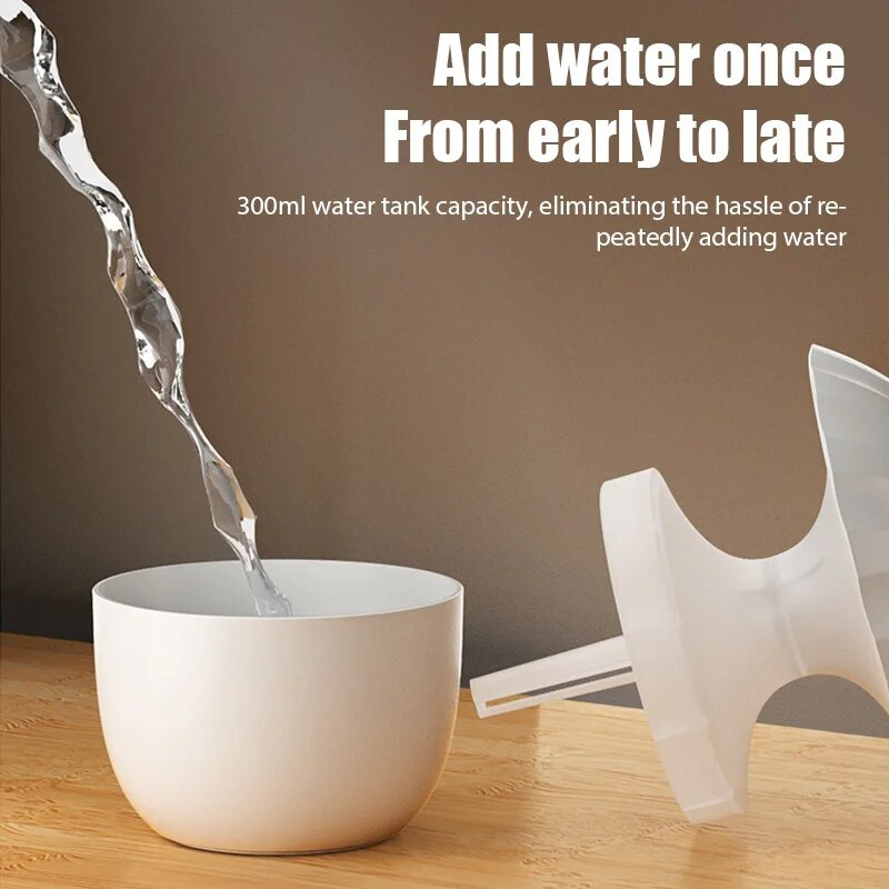 Jauns 300 ml gaisa mitrinātājs krāsains nakts gaismas gaisa attīrītājs pārnēsājama aromterapijas iekārta mājas biroja galddatoram gaisa vēsas miglas veidotājs