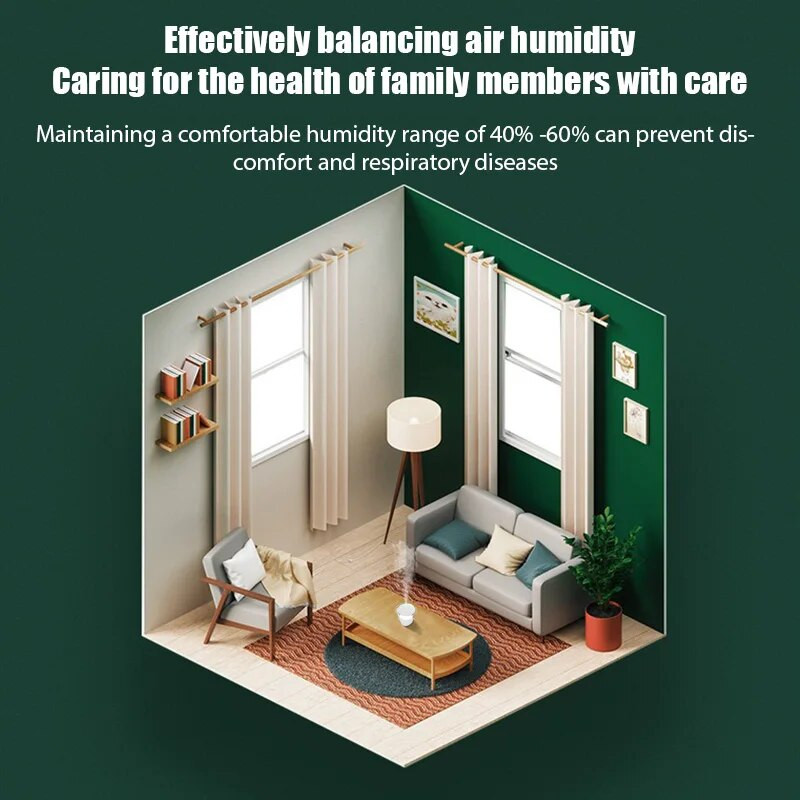 Jauns 300 ml gaisa mitrinātājs krāsains nakts gaismas gaisa attīrītājs pārnēsājama aromterapijas iekārta mājas biroja galddatoram gaisa vēsas miglas veidotājs