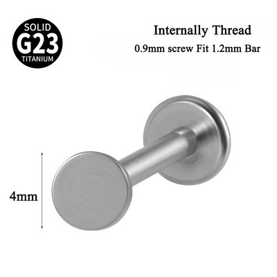 1PC ASTM F136 Star Moon Heart Labret iekšēji 0,9 mm vītne lūpu spirāle skrimšļa auss daivas pīrsings rotaslietas 16G