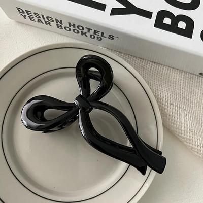 Korejska verzija Jednostavnog smisla, trodimenzionalna linija, vrpca, mašna, velika kosa, kandža, želatinasta tekstura, akrilna kopča za morski pas za žene, djevojke