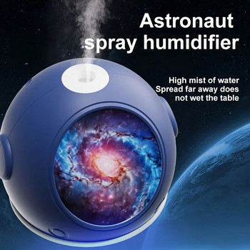 Φορητός υγραντήρας αυτοκόλλητου Astronaut με διαχύτη φωτός και αρώματος LED - Τροφοδοσία USB για καθαρό και ενυδατωμένο αέρα