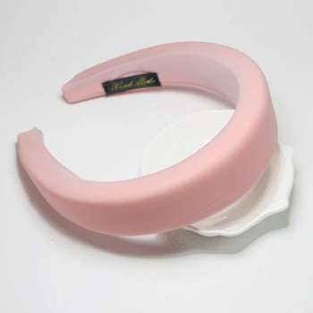 Lystrfac Solid Color Milk Shreds Hairband με επένδυση για γυναίκες Μόδα ρετρό σφουγγαράκι κεφαλόδεσμο θηλυκά αξεσουάρ μαλλιών