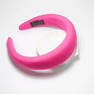Lystrfac Solid Color Milk Shreds Hairband με επένδυση για γυναίκες Μόδα ρετρό σφουγγαράκι κεφαλόδεσμο θηλυκά αξεσουάρ μαλλιών