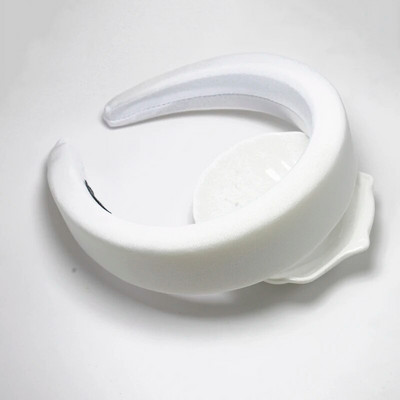 Lystrfac Solid Color Milk Shreds Hairband με επένδυση για γυναίκες Μόδα ρετρό σφουγγαράκι κεφαλόδεσμο θηλυκά αξεσουάρ μαλλιών