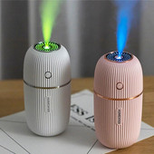 M Humidifier 300ML Ultrasonic USB Aroma Essential Oil Diffuser Romantic Color Night Lamp Mist Maker Humidificador Portable