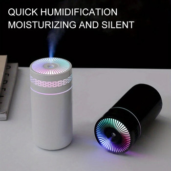 Φορητό φως LED 250ml Υγραντήρας Spray Mist Double Wet Aroma Essential Oil Diffuser mini h2o υγραντήρας αέρα