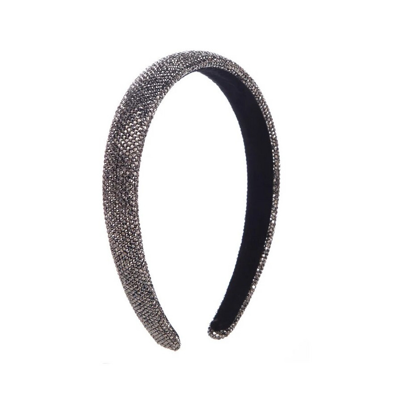 Korejski modni novi dodaci za kosu sa kamenčićima Jednostavan temperament Rainbow Net Crvena traka za glavu Visokokvalitetna kristalna traka za kosu