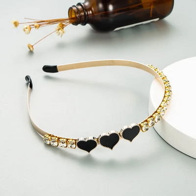 Pilnīga Rhinestone luksusa sūkļa galvas saite, biezināta sieviešu paaugstinoša Rhinestone matu lente 2022. gada jauna korejiešu dizaina matu aksesuāri