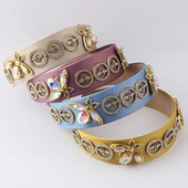 Barokk strassz üveg kő méhecske kézzel készített fejpántok hajpántok nőknek lányoknak hajkiegészítők