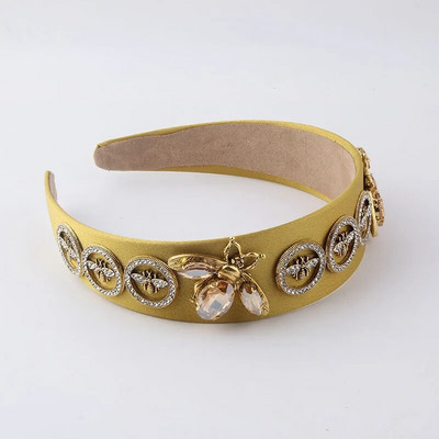 Barokk strassz üveg kő méhecske kézzel készített fejpántok hajpántok nőknek lányoknak hajkiegészítők