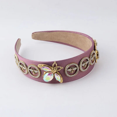 Barokk strassz üveg kő méhecske kézzel készített fejpántok hajpántok nőknek lányoknak hajkiegészítők