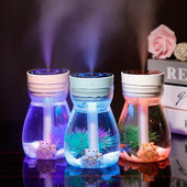 380 ml maastiku USB õhuniisutaja elektriline mini ultraheli jaheda vee aroomi difuusor 7 värvi LED öövalgusega kodutuppa