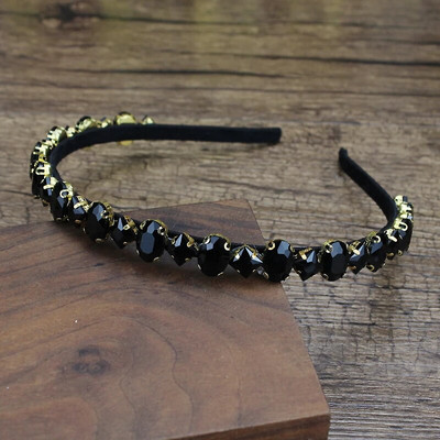 roku darbs dzirkstoši rozā zaļi kristāli luksusa matu lentes dimanta matu rotaslietas strass galvassegas modes sievietēm meitenēm