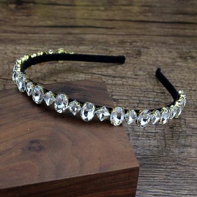 roku darbs dzirkstoši rozā zaļi kristāli luksusa matu lentes dimanta matu rotaslietas strass galvassegas modes sievietēm meitenēm