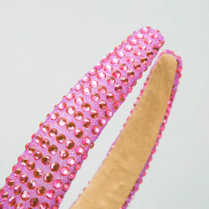 Jauna Eiropas un Amerikas stila kalnu strēles galvas saite ar platām malām, vienkāršs un moderns sūkļa kristāla sieta sarkano matu aksesuārs