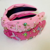 Bohēmijas Ethnic Shell Star Pearl matu lente Galvas lente Pieaugušo matu aksesuāri Hair Jewley