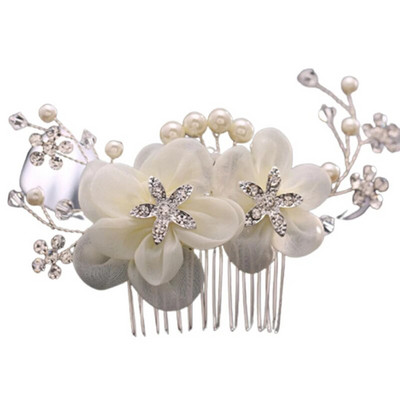 1Gb modes sarkanu ziedu matu ķemme līgavas māsa kristāla matu sprādze līgavas matadata kāzu matu rotaslietas sievietēm ballītei matu lente