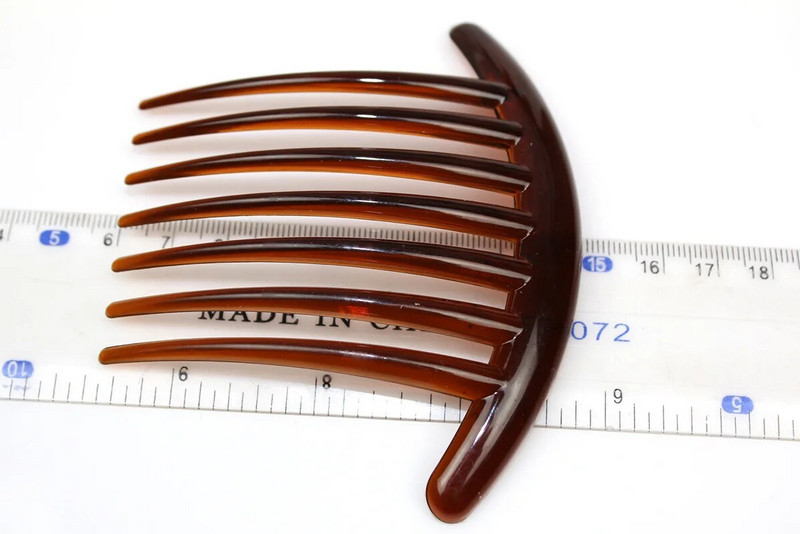 Breaking Not Bad Cow Ribs Acker Crescent Long Tooth Disc Matu ķemme 7 Zobu Ieliktnis Ķemme Matu Apgriešana Matu Tiāra