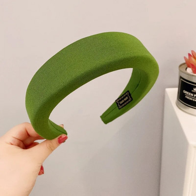 Modes plata sūkļa auduma galvassega sieviešu bieza presēšana, cieta matu lente, galvassegu aksesuāri333