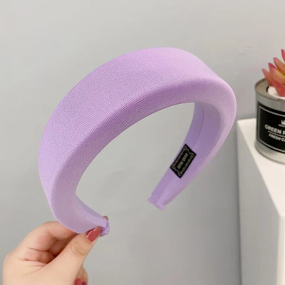 Modes plata sūkļa auduma galvassega sieviešu bieza presēšana, cieta matu lente, galvassegu aksesuāri333