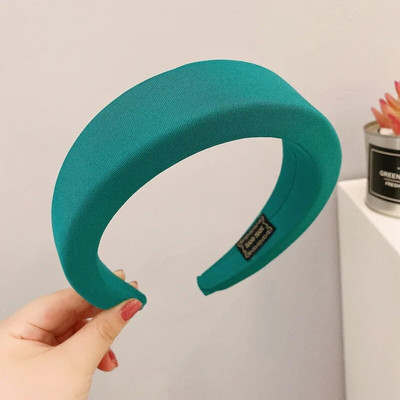 Modes plata sūkļa auduma galvassega sieviešu bieza presēšana, cieta matu lente, galvassegu aksesuāri333