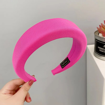 Modes plata sūkļa auduma galvassega sieviešu bieza presēšana, cieta matu lente, galvassegu aksesuāri333