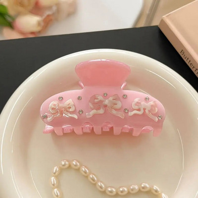 Peakate Juukseklambrid Mood Juukseehted Roosa kikisõlme muster hobusesaba Juuksenõel Magus peakate Juuste küünised