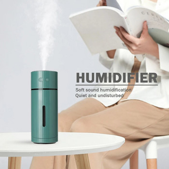 Super Quiet Humidifier Color LED Light Small Cool Mist Humidifier Ενυδατώνει το δέρμα ανακουφίζει από κόπωση για βρεφικό υπνοδωμάτιο Γραφείο Σπίτι