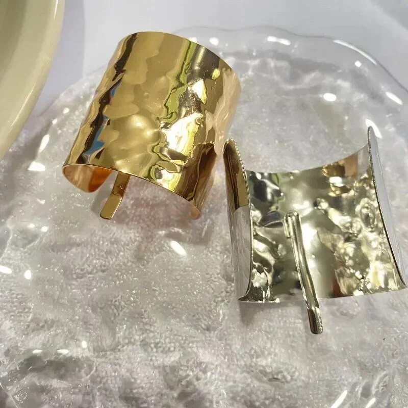 Uus Korea Bohemia Design kõrgekvaliteedilised nõgusad ja kumerad käsitöö juuksepandlad, retroklambrid juukseklambrid, mood metallist peakatete aksessuaarid