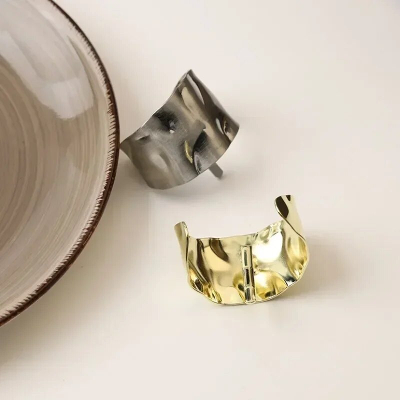 Uus Korea Bohemia Design kõrgekvaliteedilised nõgusad ja kumerad käsitöö juuksepandlad, retroklambrid juukseklambrid, mood metallist peakatete aksessuaarid