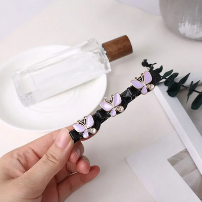 Modes, kristāla ziedi, matu sprādzes sievietēm, meitenes, rhinestones, bizes, matu sprādzes, sprādzieni, sānu sprādzes, korejiešu matu aksesuāri.