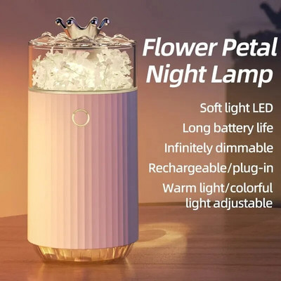 Visokokvalitetni bežični ovlaživač zraka za automobil, prijenosni ovlaživač zraka Crown, dugotrajni šareni ovlaživač zraka za spavaću sobu, uredski automobil