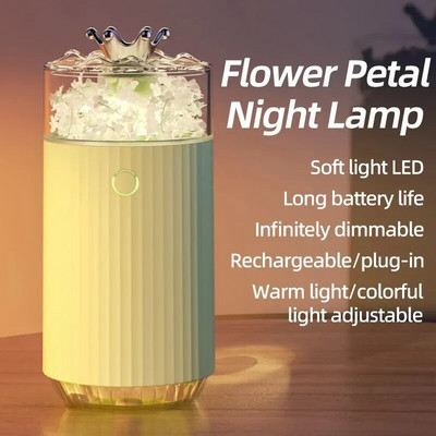 Visokokvalitetni bežični ovlaživač zraka za automobil, prijenosni ovlaživač zraka Crown, dugotrajni šareni ovlaživač zraka za spavaću sobu, uredski automobil